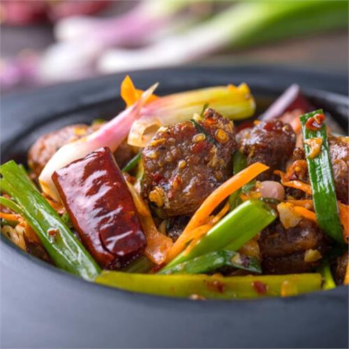 Crispy Mutton Szechuan Style