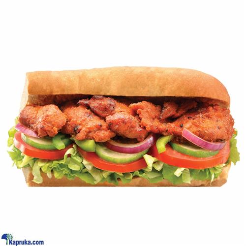 Footlong Chicken Tandoori Toasted Bread with Cheese Subs - White Italian Bread