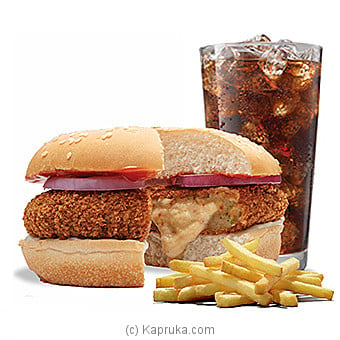 Chilli Chicken Cheese Burger Meal -Regular - burgerking