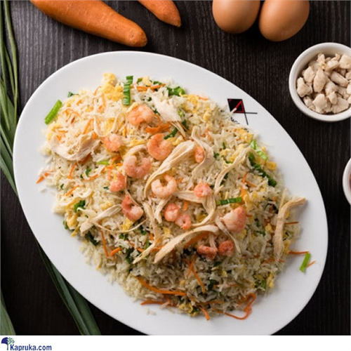 Fried Rice With Shrimp And Chicken - Chinese Dragon
