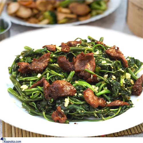 Kangkung With Beef - 110 - Dishes - Chinese Dragon