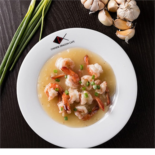 Prawns In Garlic Sauce - 32 - Dishes - Chinese Dragon