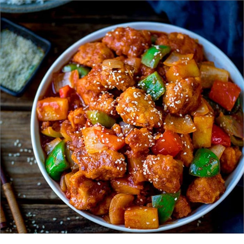 Sweet & Sour Chicken - 83 - Dishes - Chinese Dragon