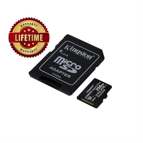 Kingston canvas select plus 256gb micro sd card - sdcs2/256