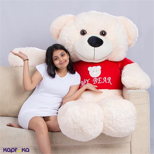 Cozy Cocoa T- Shirt Bear 5.5ft White