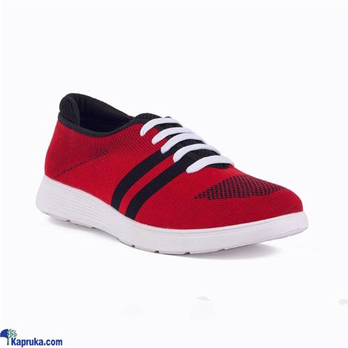 OMAC Red Shaggy Casual & Sports Shoes For Gents