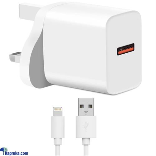 Iphone Charging Dock Uk 3 Pin With Usb Lightning Data Cable Premium Quality