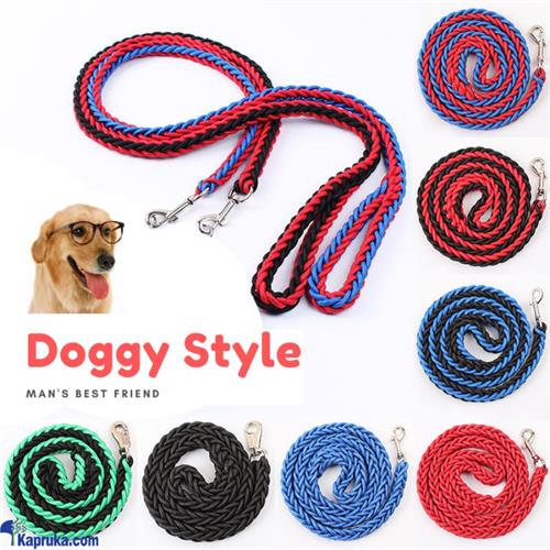 Super Strong Braided Rope Nylon Dog Leash With Advance Metal Steel Buckle Durable Traction Knitted