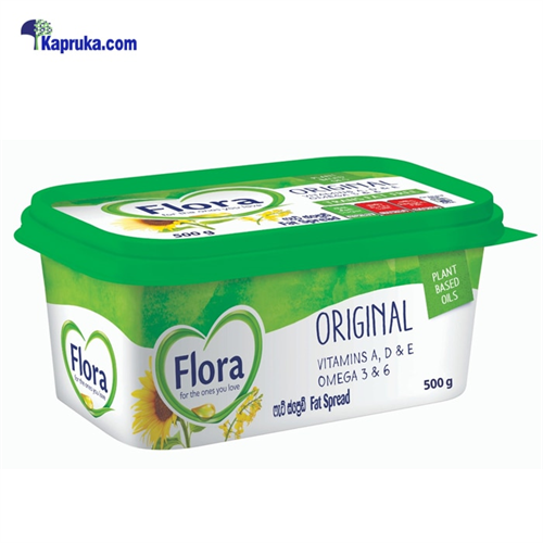 Flora Original Healthy Fat Spread- 500g - Bakery/Spreads/Cereals