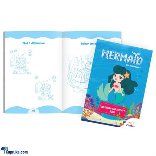 PANTHER - Mermaid - Amp- Her Friends - Coloring - Amp- Activity Book