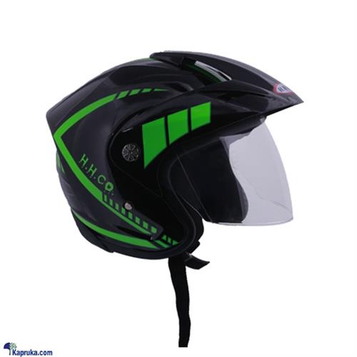 HHCO Helmet FLASH Black And Green - 0502