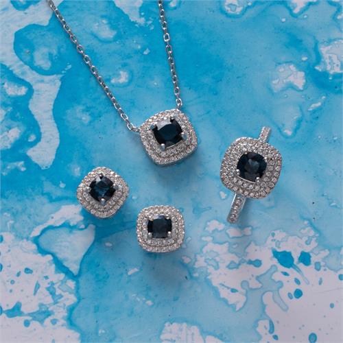 Chamathka Azalea Sterling Silver Spinel Fullset