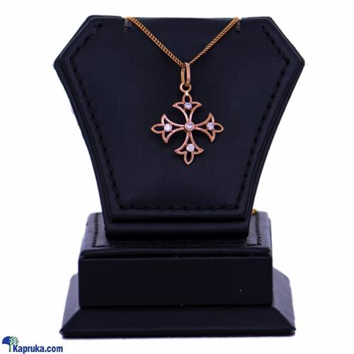 Mallika Hemachandra 18kt Red Gold Pendant With Cubic Zirconia (P2021- 1)