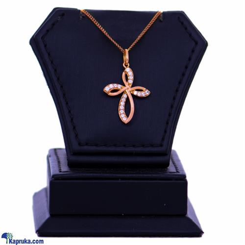 Mallika Hemachandra 18kt Red Gold Pendant With Cubic Zirconia (P2037- 1)