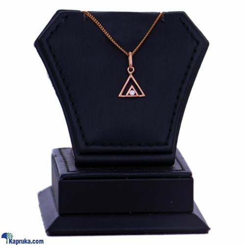 Mallika Hemachandra 18kt Red Gold Pendant With Cubic Zirconia (P305- 3)