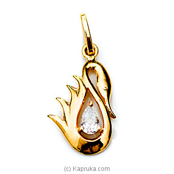 Mallika hemachandra 22kt gold pendant (p1457/1)