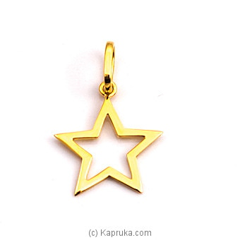 Mallika hemachandra 22kt gold pendant (p406/1)