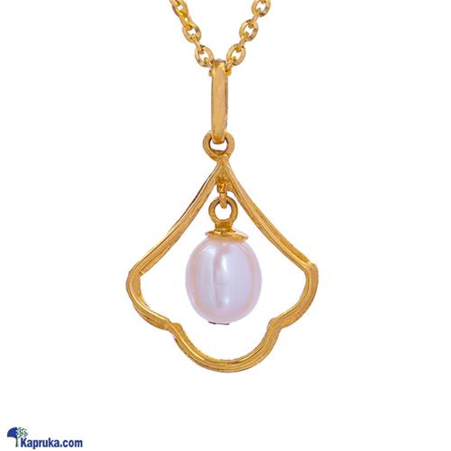 Mallika hemachandra 22kt gold pendant set with pearl (p1951/1)