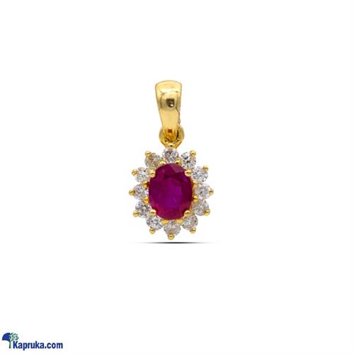 Raja Jewellers 9K Gold Pendant Set With 0.44ct Rounds M3- D- 0083