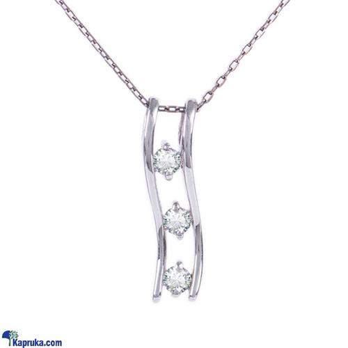 Alankara 18kw white gold pendant vvs1- g (18/11375)