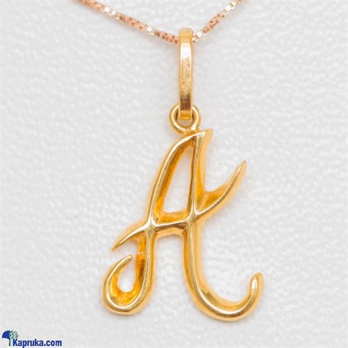 Mallika Hemachandra 22kt Gold Letter Pendant (P104)