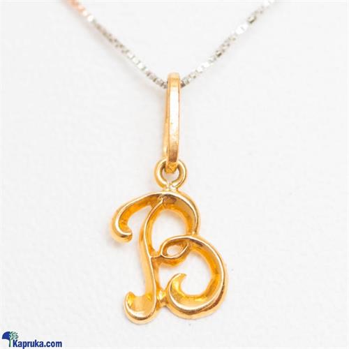 Mallika Hemachandra 22kt Gold Letter Pendant (P105)