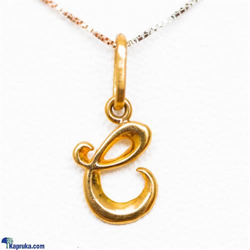 Mallika Hemachandra 22kt Gold Letter Pendant (P106)