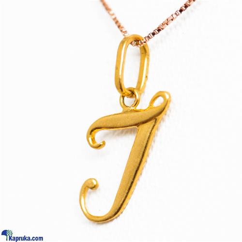 Mallika Hemachandra 22kt Gold Letter Pendant (P113)