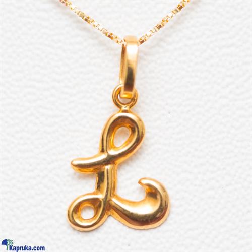 Mallika Hemachandra 22kt Gold Letter Pendant (P115)