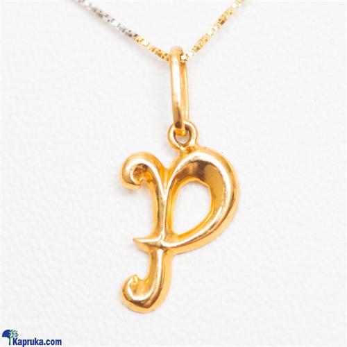 Mallika Hemachandra 22kt Gold Letter Pendant (P119)