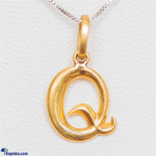 Mallika Hemachandra 22kt Gold Letter Pendant (P120)