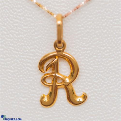 Mallika Hemachandra 22kt Gold Letter Pendant (P121)