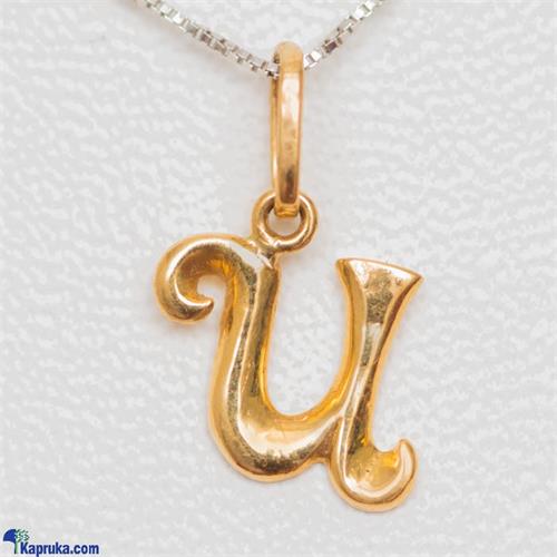 Mallika Hemachandra 22kt Gold Letter Pendant (P124)