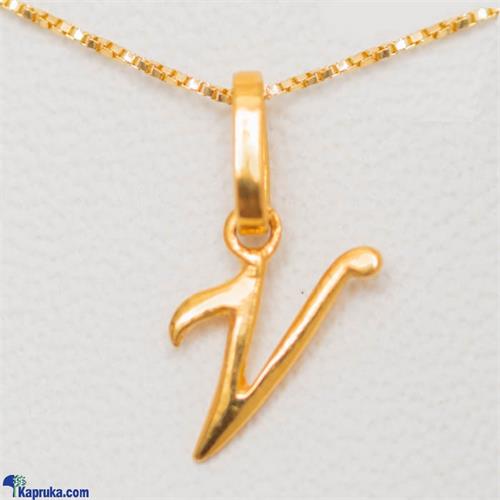 Mallika Hemachandra 22kt Gold Letter Pendant (P125)