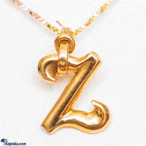 Mallika Hemachandra 22kt Gold Letter Pendant (P128)