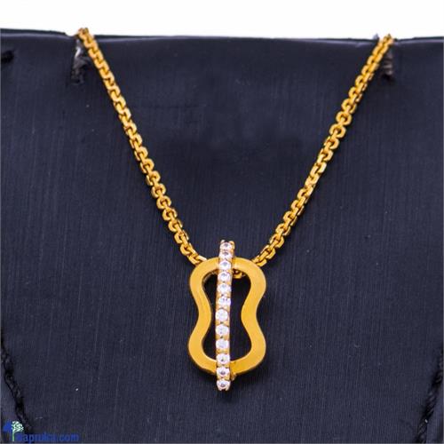 Vogue 22k gold pendant with 12 (c/Z) rounds