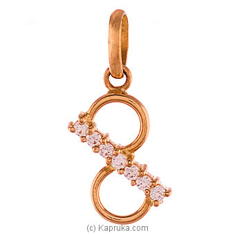 Vogue 22k gold pendant set with 7 (c/Z) rounds - Vogue Jewellers