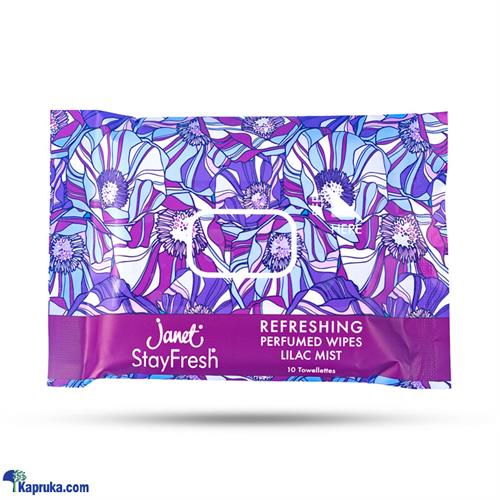 Janet Stay Fresh Refreshing Perfumed Wipes Lilac Mist 4345