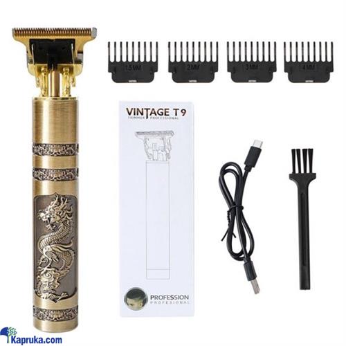 Vintage T9 Professional Hair Trimmer With 4 Blades