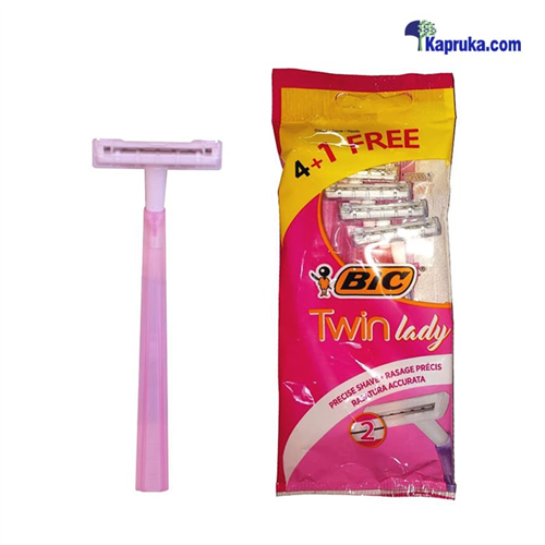 BIC Twin Lady - ( 4 + 1 Razor Free ) Pouch - Cleansers