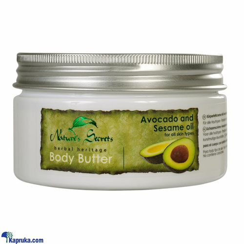 Nature's Secrets Herbal Heritage Body Butter - Avocado Sesame Oil 200ml