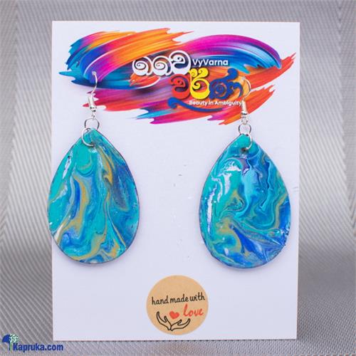 Vyvarna Hand Painted Wooden Earrings