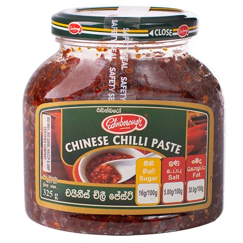 Edinborough Chinese Chilli Paste Bottle 325g