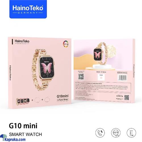 Haino Teko G10 Mini Smart Watch With 3 Pairs Straps And Bracelet