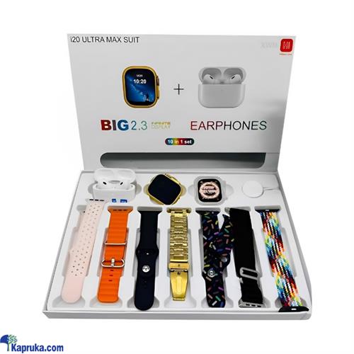 Hiwatch I20 Ultra Max Suit Smart Watch With Budget Airpod