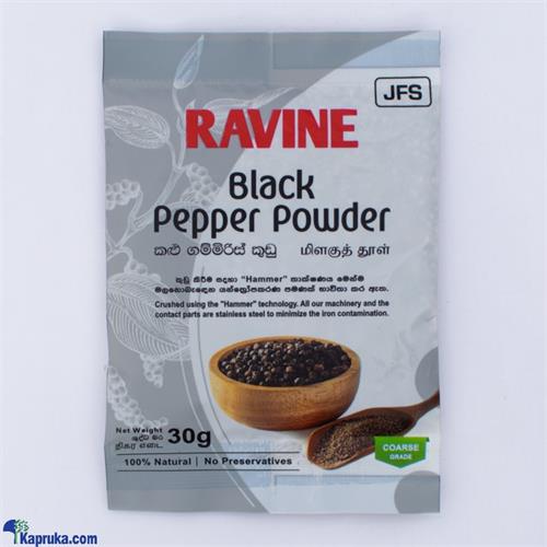 RAVINE - Black Pepper Powder - 50g - Spices and Seasoning