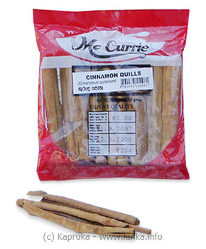 MCCURRIE Cinnamon Quills Pkt - 50g