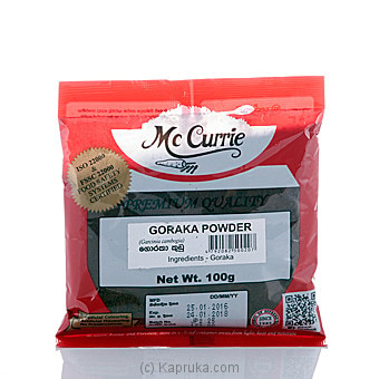 Mc Currie Goraka Powder 100g - Spices and Seasoning