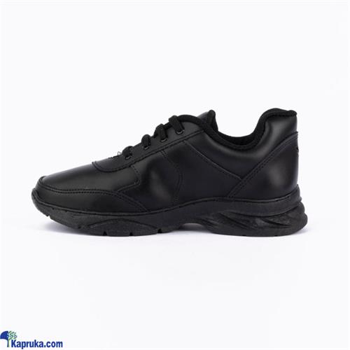 OMAC BLACK LACE SCHOOL SHOES FOR CHILDREN