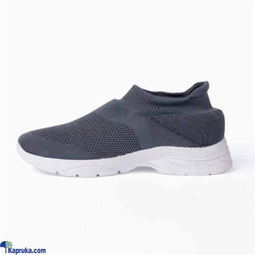 OMAC Dark Gary Abaya Casual Shoes For Ladies